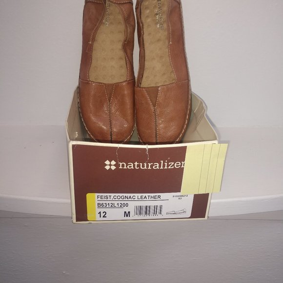 Men\'s Casual Cognac Leather Shoes by Naturalizer